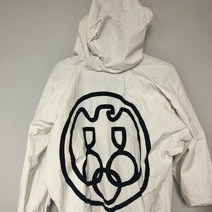 Graphic Kanye White Hooded Jacket